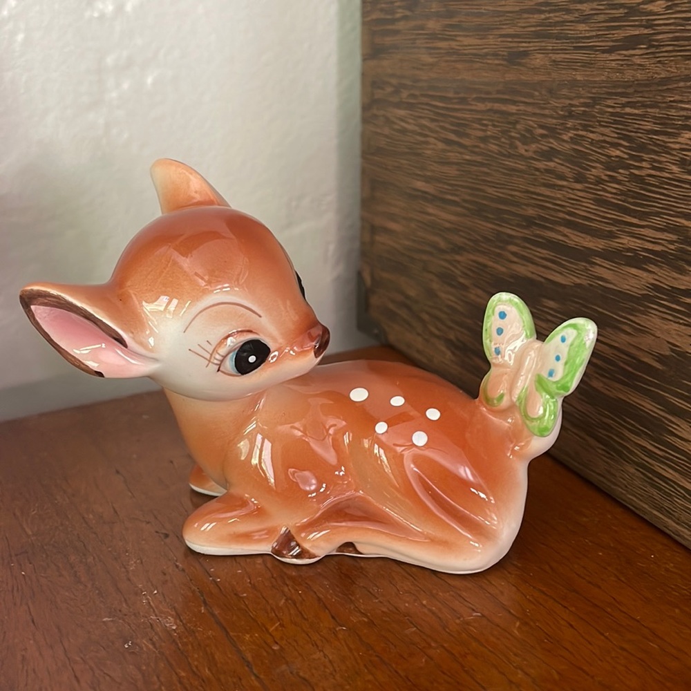 RARE! Vintage Bambi Porcelain Figurine